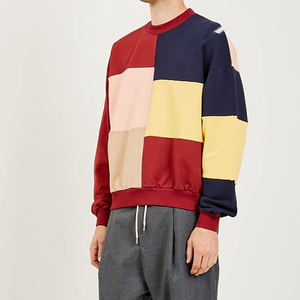 เสื้อสเวตเตอร์คอกลมมีหลายสีแบบกำหนดเองโลโก้ย้อมสีล้วนสำหรับฤดูหนาว - Product Image 2