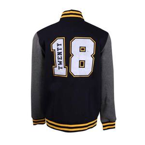 Varsity Jacket Mangas largas con puños acanalados Letterman College jacket College Baseball jacket para hombres - Product Image 4