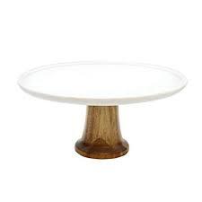 Marble Cake Stand Wood Base Stand Royal Party Ware Use <b>Swing</b> Cake Stand for Wedding Birthday Party Decoration - Product Image 5