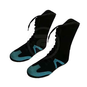 Chaussures de boxe légères à enfiler à prix abordable en cuir et tissu pour hommes, qualité supérieure, couleur et logo personnalisables PROTEK - Product Image 2