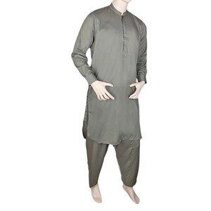 Shalwar Kameez Transpirable para Hombre 2026, Algodón y Seda, Ropa Casual Pakistaní, Servicios OEM al por Mayor - Product Image 2