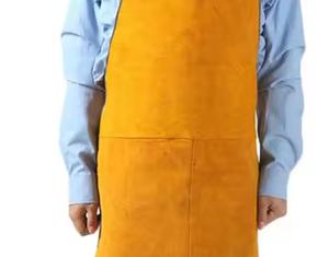 Delantal de soldadura de cuero de trabajo pesado resistente al fuego de calor dividido de vaca al por mayor de alta calidad - Product Image 5