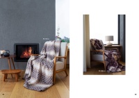 Nouvelle Couverture de Canapé TV Respirante en Mélange de Coton Tricoté Doux 500 GSM, Toutes Saisons, 130x170cm, Lavable en Machine, 3.5-4kg
