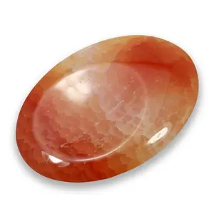 Semi Precious Stone Crafts Worry Stone used for Stress Relax Healing Reiki Crystal Pocket Palm Stones Rose Quartz