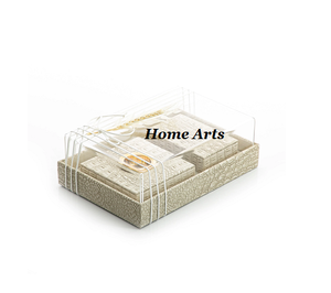 เครื่องเผาธูปหนังทรงสี่เหลี่ยมขนาดพิเศษสำหรับตกแต่งบ้าน - Product Image 3