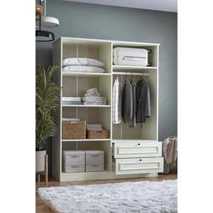 Armoire Mira 4 portes 2 compartiments avec système de portes durable et élégant - Product Image 6