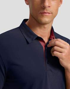 Polos de algodón de lujo para hombre logotipo bordado personalizado camisetas polo de manga corta de primera calidad fábrica OEM al por mayor - Product Image 6