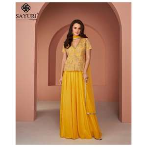 Último diseñador Pure Georgette Sequence Work Lehenga Choli por Fab Zone - Product Image 3