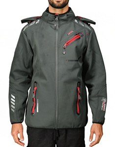 Nouveauté Essential Veste à fermeture éclair Softshell de haute qualité à manchette élastique pour hommes Veste spéciale hiver coupe-vent élégante avec logo personnalisé - Product Image 6