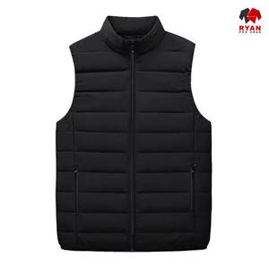 Gilet matelassé respirant imperméable anti-boulochage personnalisé Ryan Pro Gear pour hommes avec logo frontal, service OEM - Product Image 6