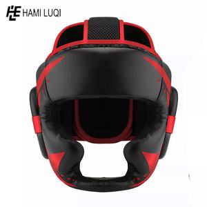 Haute Qualité Premium Cuir Véritable Logo Personnalisé et Impression Muay Thai Formation Head Guard - Product Image 2