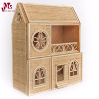 Meilleures ventes : Maison de poupée en rotin, style dessin animé, jouets pour enfants de 2 à 4 ans, unisexe, fabriquée au Vietnam par Viet Mai Lan