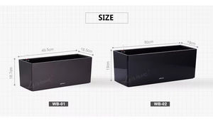 Balcón nórdico Durable autorriego <span class=keywords><strong>macetas</strong></span> <span class=keywords><strong>de</strong></span> flores <span class=keywords><strong>de</strong></span> verduras Rectangular jardín <span class=keywords><strong>barandilla</strong></span> <span class=keywords><strong>de</strong></span> plástico <span class=keywords><strong>barandilla</strong></span> ventana larga maceta caja - Product Image 3