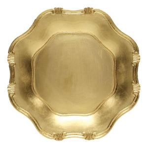 Assiette en métal de style floral Assiettes et plats de luxe de belle qualité Accessoires de table de décoration de mariage Assiettes décoratives - Product Image 6