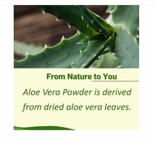 Polvo de Aloe Vera Botánico Premium, Polvo de Aloe Vera Natural Refrescante, Polvo de Jugo de Hoja de Aloe Vera, Polvo de Aloe Vera Calmante para la Piel - Product Image 3