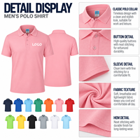 Chemises personnalisées pour hommes, anti-rides, brodées, en polyester, séchage rapide, anti-humidité, pour le sport, décontractées, uniformes de travail, OEM