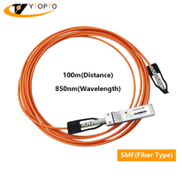 Kabel Optik Aktif Serat Optik SFP+ AOC 10G Ytopto dengan Panjang Kustomisasi (1m-5m) 10G Ethernet FTTX 5G Bersertifikasi CE/FCC/RoHS/ISO9001