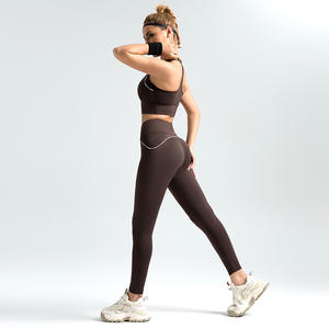 Conjuntos de fitness Leggings de yoga Ropa deportiva Ropa de entrenamiento físico Traje de Yoga de 2 piezas Ropa deportiva Conjuntos de gimnasio de Yoga para Mujeres - Product Image 6