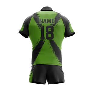 Custom Athletic Rugby Uniforms Vibrant Color Slim Fit Shirts Embroidered Team Name Relaxed Loose Fit Compression Fit Options - Product Image 6