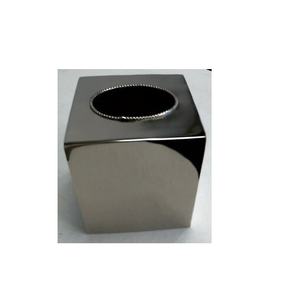 Porte-mouchoir en acier porte-papier de salle de bains étagère de téléphone Chrome mat avec forme carrée pour un prix bas avec vente - Product Image 6