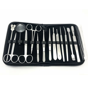 Kit de Disección de Laboratorio Avanzado 2026, Herramientas de Disección de Acero para Estudiantes, ODM OEM, Anatomía, Biología - COLOR NEGRO - Product Image 2