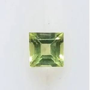 6mm naturel vert péridot princesse coupe en gros lâche semi-précieux pierre précieuse prix usine boutique maintenant du fabricant régulier - Product Image 1