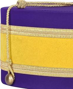 Gorra de la Corona del Rito Escocés del Caballero Comandante de la Corte de Honor - Roja con Hilos de Oro - Origen Importado - Product Image 5