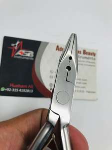 Pince d'extension de cheveux en acier inoxydable à deux trous avec logo personnalisé de haute qualité outils de suppression en gros - Product Image 2