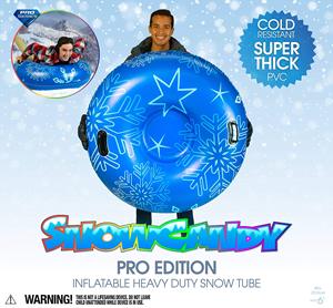 Top Quality Heavy Duty Inflatable <b>Snow</b> <b>Tube</b> Winter Sled Pro Edition for Kids Adults Ultimate <b>Snow</b> Tubing Ring Double PVC Toy - Product Image 6