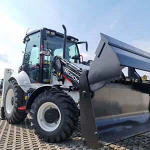 HIDROMEK HMK 102B ALPHA Retroexcavadora Cargadora de Ruedas, Carga Nominal de 6-9 Toneladas, 1 Año de Garantía, Motor Diésel, Bomba de Rodamientos, Caja de Cambios - Product Image 1