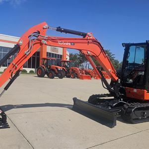ขายรถขุดขนาดเล็ก Kubota KX057-5 รุ่นขายดี พร้อมห้องโดยสารและระบบไฮดรอลิกเสริมแรงดันสูง - Product Image 1