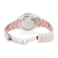 Reloj de Cuarzo de Lujo con Moissanita, Esfera de Cristal, Caja Octogonal, Movimiento ETA, Correa de Acero Inoxidable Iceout, Edición Limitada 20mm