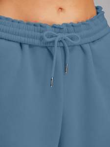 Sudadera de gran tamaño a la moda de otoño para mujer, pantalones de chándal holgados, trajes de 2 piezas con decoración de botones, Tops largos, bolsillos, conjuntos de salón - Product Image 3