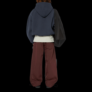 Drop shoulder Hombres Cremallera Sudaderas con capucha Bajo MOQ OEM Sudadera con capucha personalizada Suministro directo de fábrica Hombres Sudaderas con cremallera de alta calidad - Product Image 5