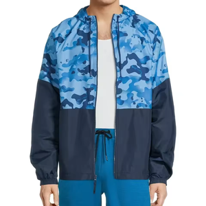 Chaquetas cortavientos de sublimación con estampado completo personalizado OEM 100% poliéster chaquetas ligeras a prueba de viento para exteriores - Product Image 4