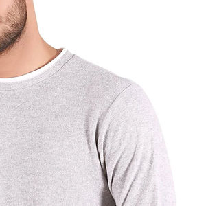 สเวตเชิ้ตสำหรับผู้ชายเสื้อสเวตเชิ้ตผ้าคอตตอนใส่สบายสไตล์100% พิมพ์ลายโลโก้แบบกำหนดเองดีไซน์ใหม่ - Product Image 3