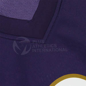 Camiseta de fútbol americano personalizada con letras y logotipos de sarga de aparejos Camiseta de fútbol americano para adultos - Product Image 3