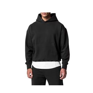 Conjunto de ropa para correr de invierno Unisex Color personalizado 100% algodón polar chándal Sudadera con capucha pantalones Jogger cordón transpirable - Product Image 3