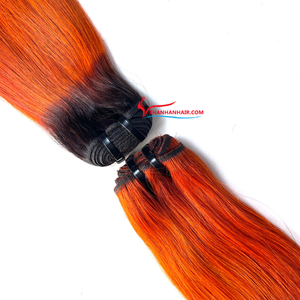 MEGA VENTA Extensiones de cabello de trama recta de hueso a todo color 100% Cabello humano vietnamita sin procesar de alta calidad - Product Image 2