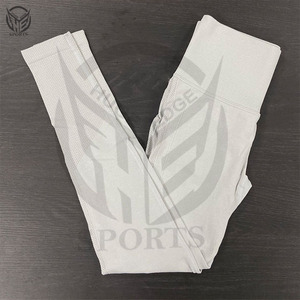 Personalizar Gimnasio Leggings Levantamiento de glúteos Cintura alta Entrenamiento Yoga Pantalones Deportes Fitness Mujeres Yoga Leggings con bolsillo - Product Image 4