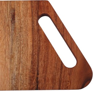 Tabla de cortar de madera de acacia Tabla de cortar de madera grande con mango Tabla de servir de madera natural Cocina duradera - Product Image 3