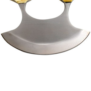 Couteau Ulu fabriqué par un fabricant professionnel Oem en gros et personnalisé, idéal pour couper la pizza, hache à pizza, dernière conception, couteau Ulu - Product Image 4