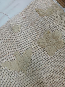 Hoja de mimbre de tejido natural de fabricación de Vietnam-Rollo de cinta de caña de ratán de tejido cerrado natural-Material de mimbre de ratán crudo - Product Image 2