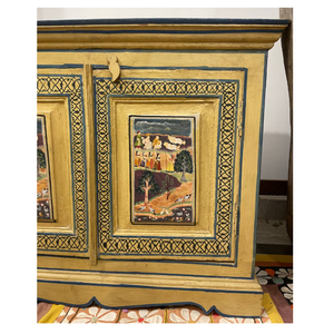 Cổ Điển Cổ Điển Cao Bóng Rắn Gỗ Đồ Nội Thất Phòng Khách Nhà Bếp Tủ Gỗ Tủ Tủ Với Thanh Lịch Sơn Trang Trí Nội Thất - Product Image 4