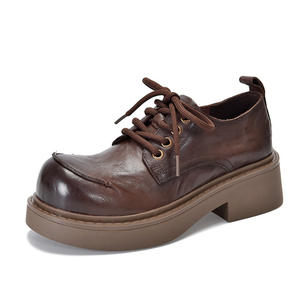 Chaussures Derby en cuir pour homme de qualité supérieure, à lacets, confortables, décontractées, formelles, pour le bureau - Product Image 4