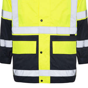 Hot Sale <b>Roadway</b> <b>Safety</b> Security Working Waterproof Outdoor Jacket With Reflective Tape Men's Jackets - Product Image 5