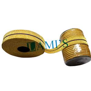 Trenzas uniformes de oro de alta calidad Trenza de alambre de oro personalizable Trenzas de encaje de lingotes de gran calidad - Product Image 2