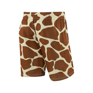 Shorts de sport en mesh respirant à séchage rapide, taille élastique mi-haute, pour le basketball, la course et l'exercice, avec logo personnalisé de haute qualité, style urbain. - Product Image 4
