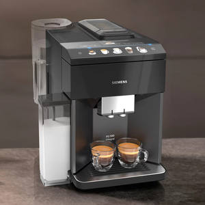 เครื่องชงกาแฟอัตโนมัติเต็มรูปแบบ EQ500 ทำจากสแตนเลส พร้อมแรงดันปั๊ม 8-10 บาร์ และความจุ 9-11 ถ้วย - Product Image 1