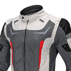 2025 vente en gros prix moto vestes conception personnalisée vélo course prix raisonnable hommes en cuir véritable moto veste - Product Image 5